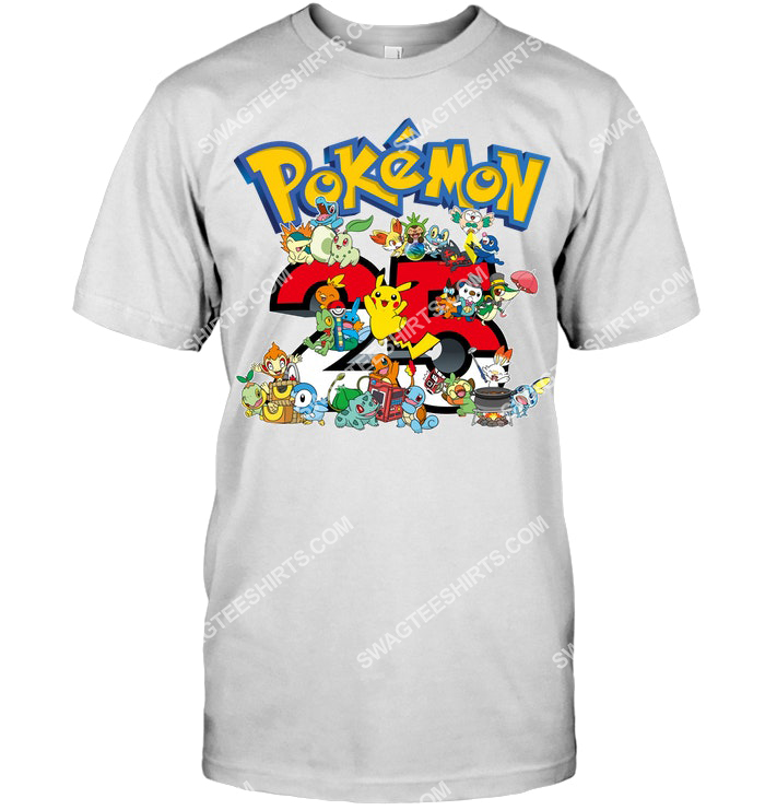25th anniversary pokemon lover shirt 2(1)