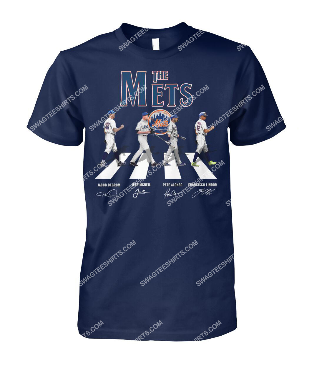 abbey road the new york mets signatures tshirt 1