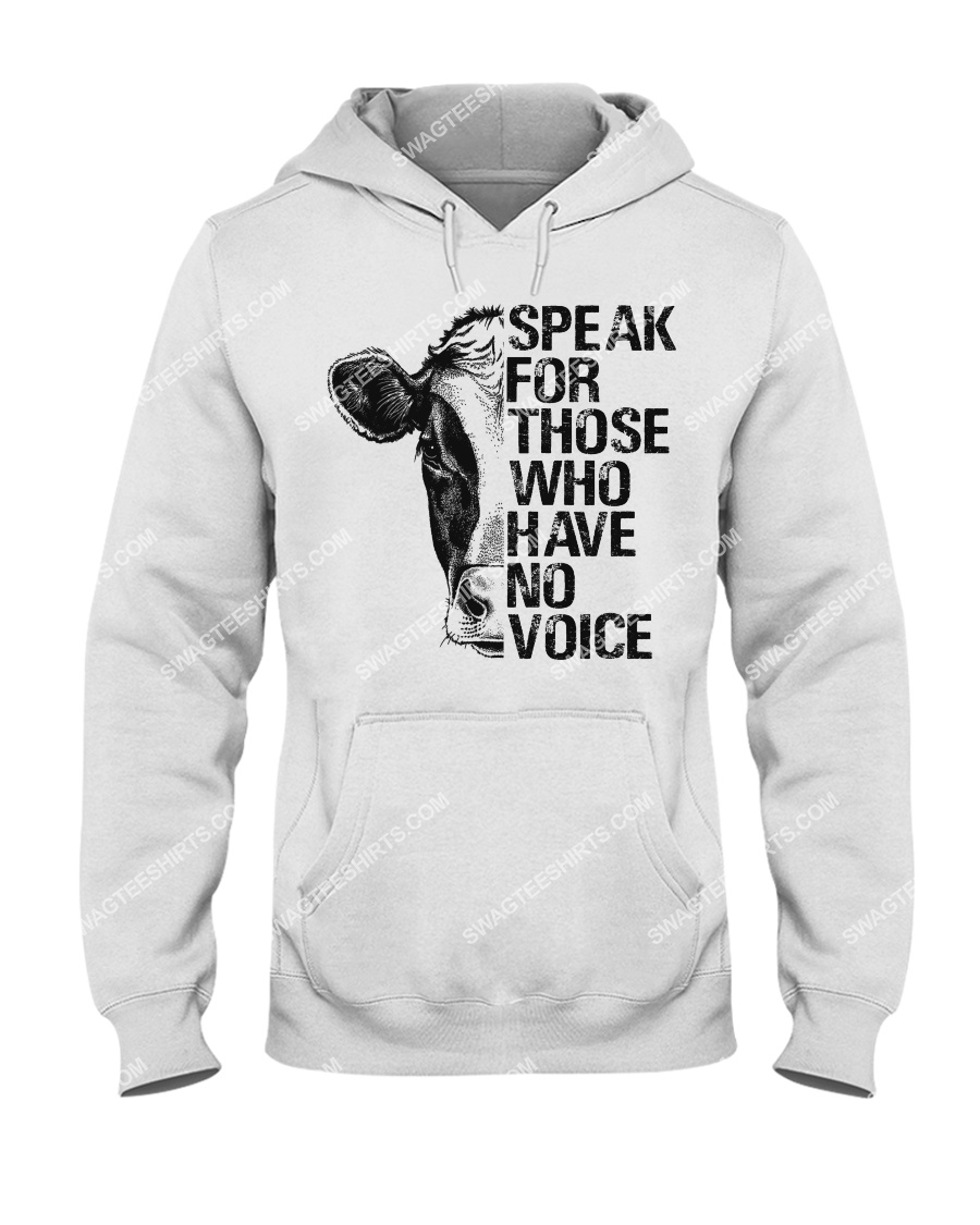 cows speak for those who have no voice save animals hoodie 1