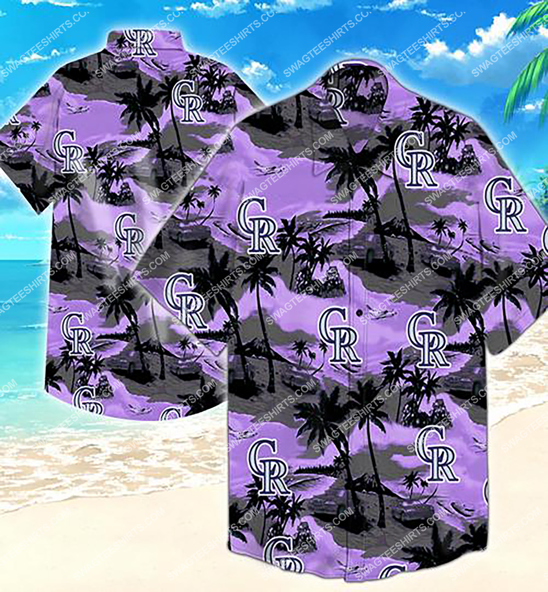 major league baseball colorado rockies summer hawaiian shirt 2 - Copy (2)