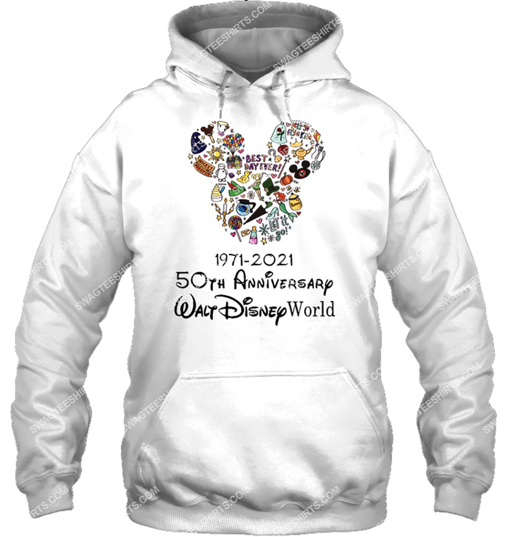 mickey mouse 1971 2021 50th anniversary walt disney world hoodie 1