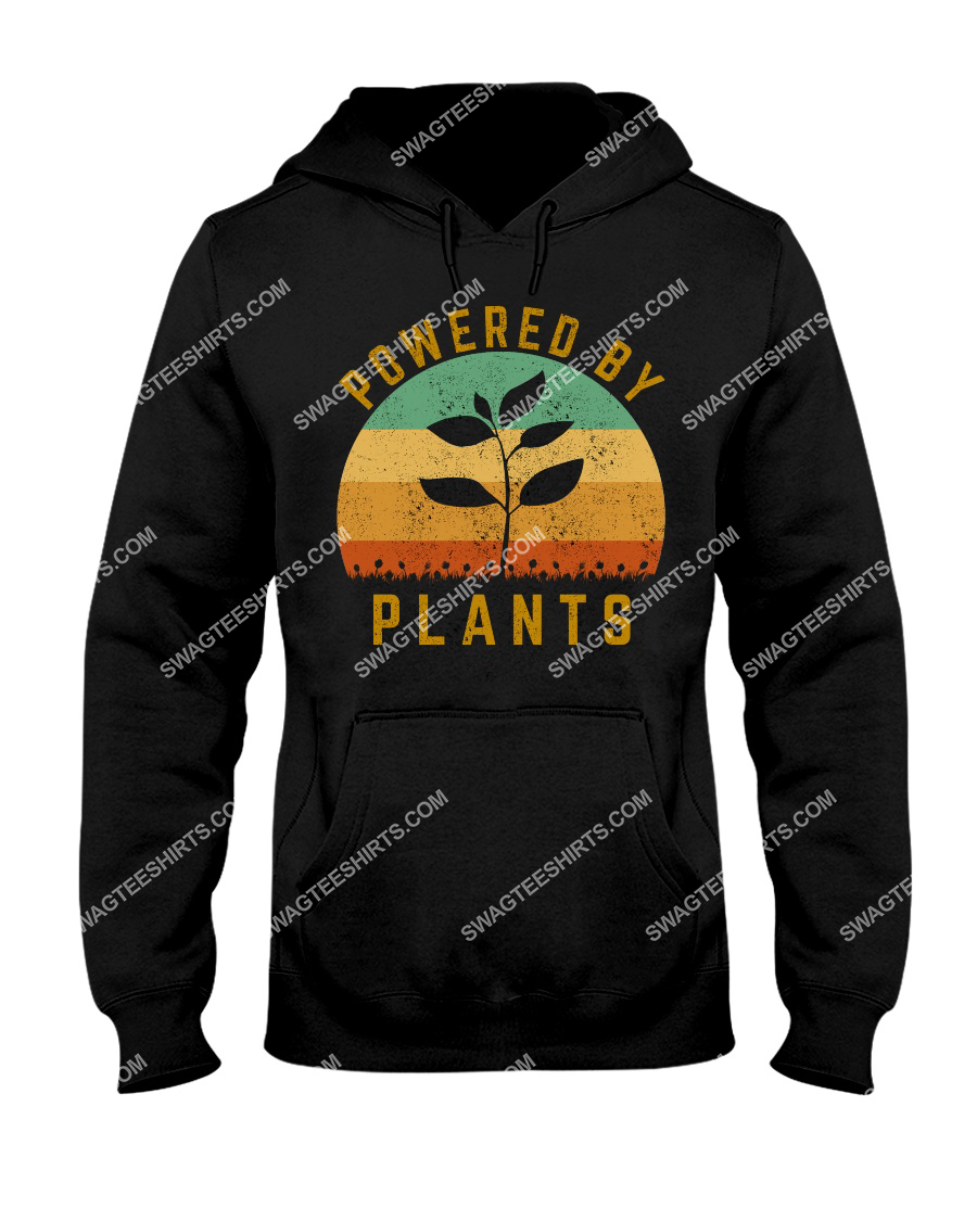 vintage powered by plants save the earth hoodie 1