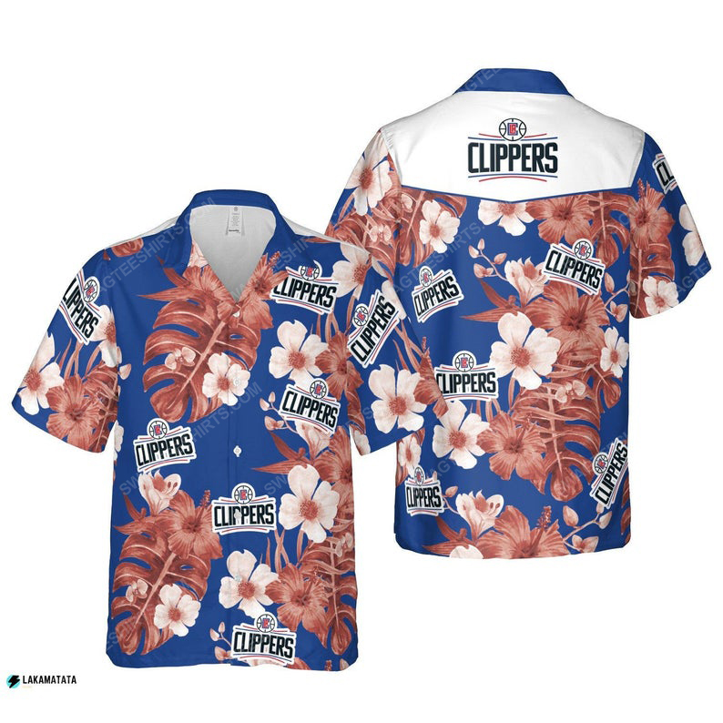 Los angeles clippers nba basketball sports summer vacation hawaiian shirt 1 - Copy (2)