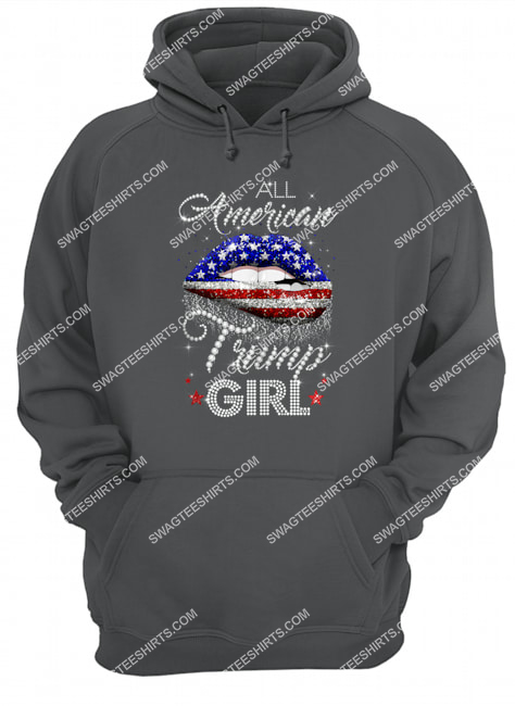 all american trump girl 4th of july lips usa flag patriotic hoodie 1