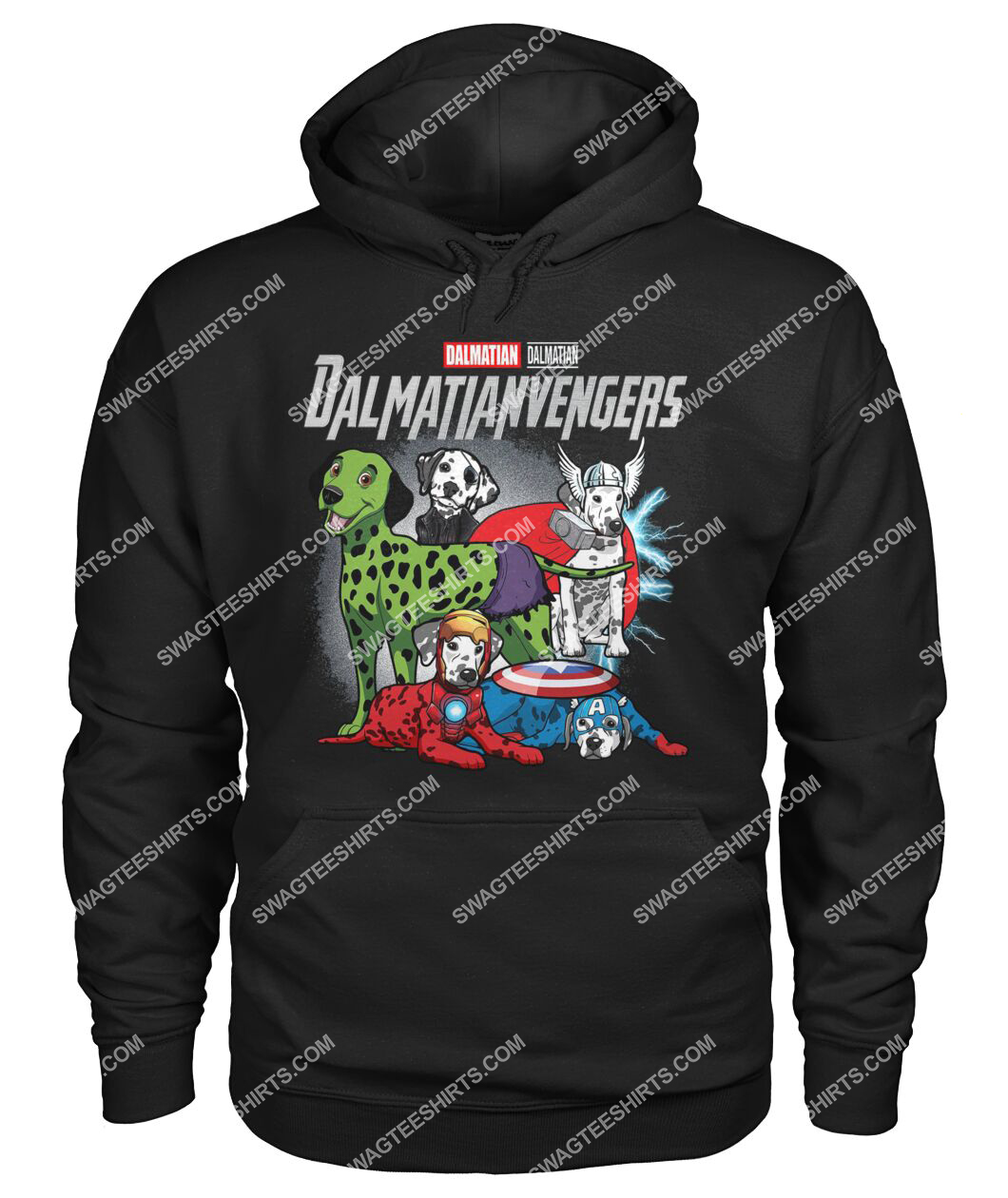 dalmatian dalmatianvengers marvel avengers dogs lover hoodie 1