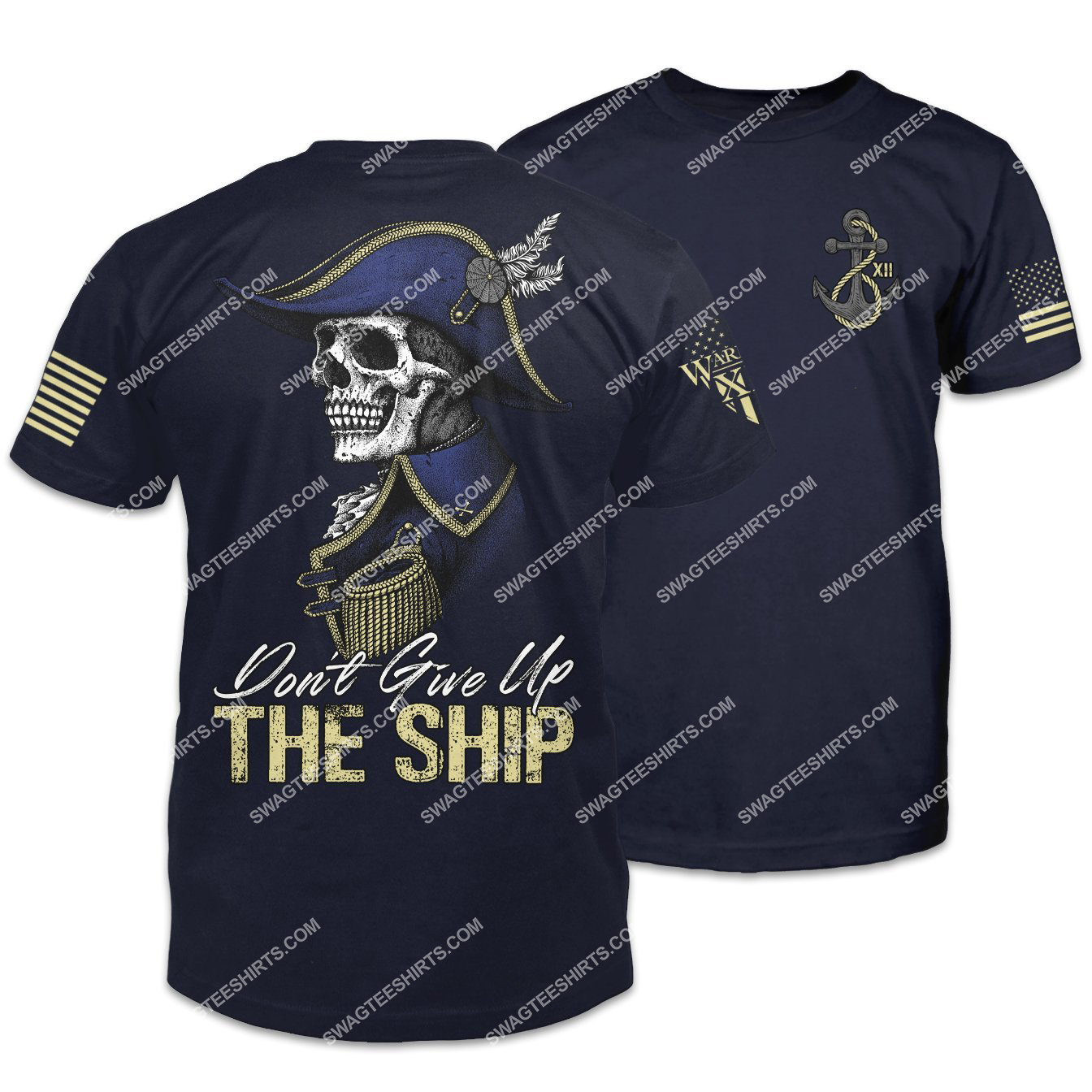 don't give up the ship captain james lawrence shirt 2(2) - Copy
