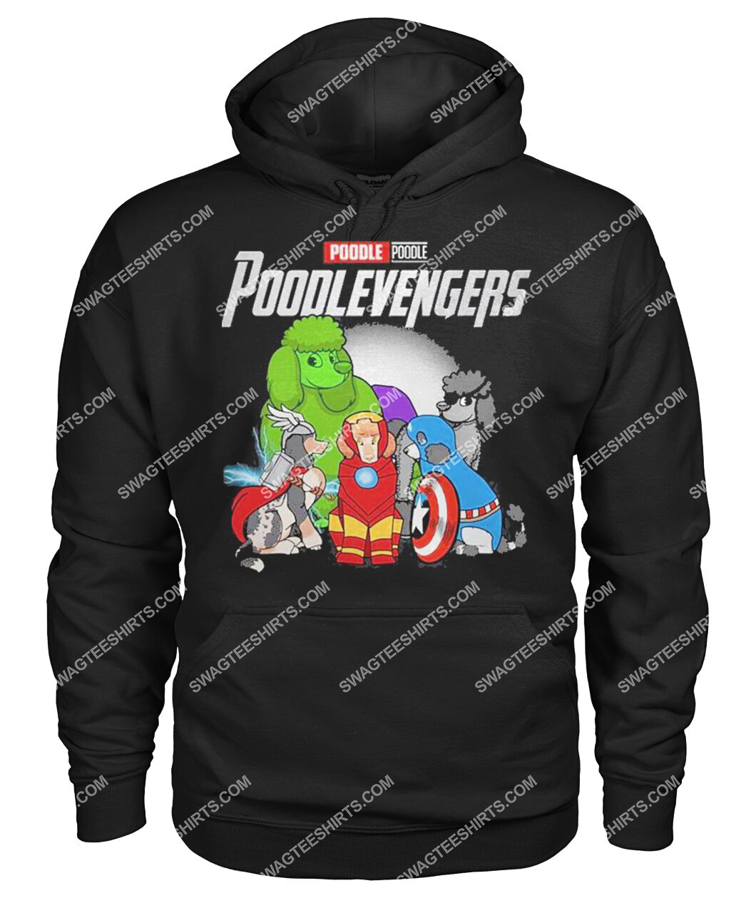 poodle poodlevengers marvel avengers dogs lover hoodie 1