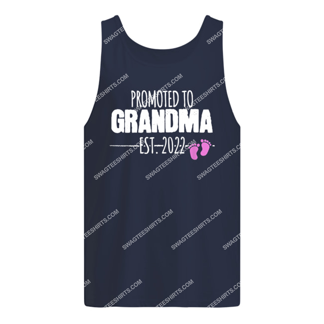 promoted to grandma 2022 baby announcement it's a girl tank top 1