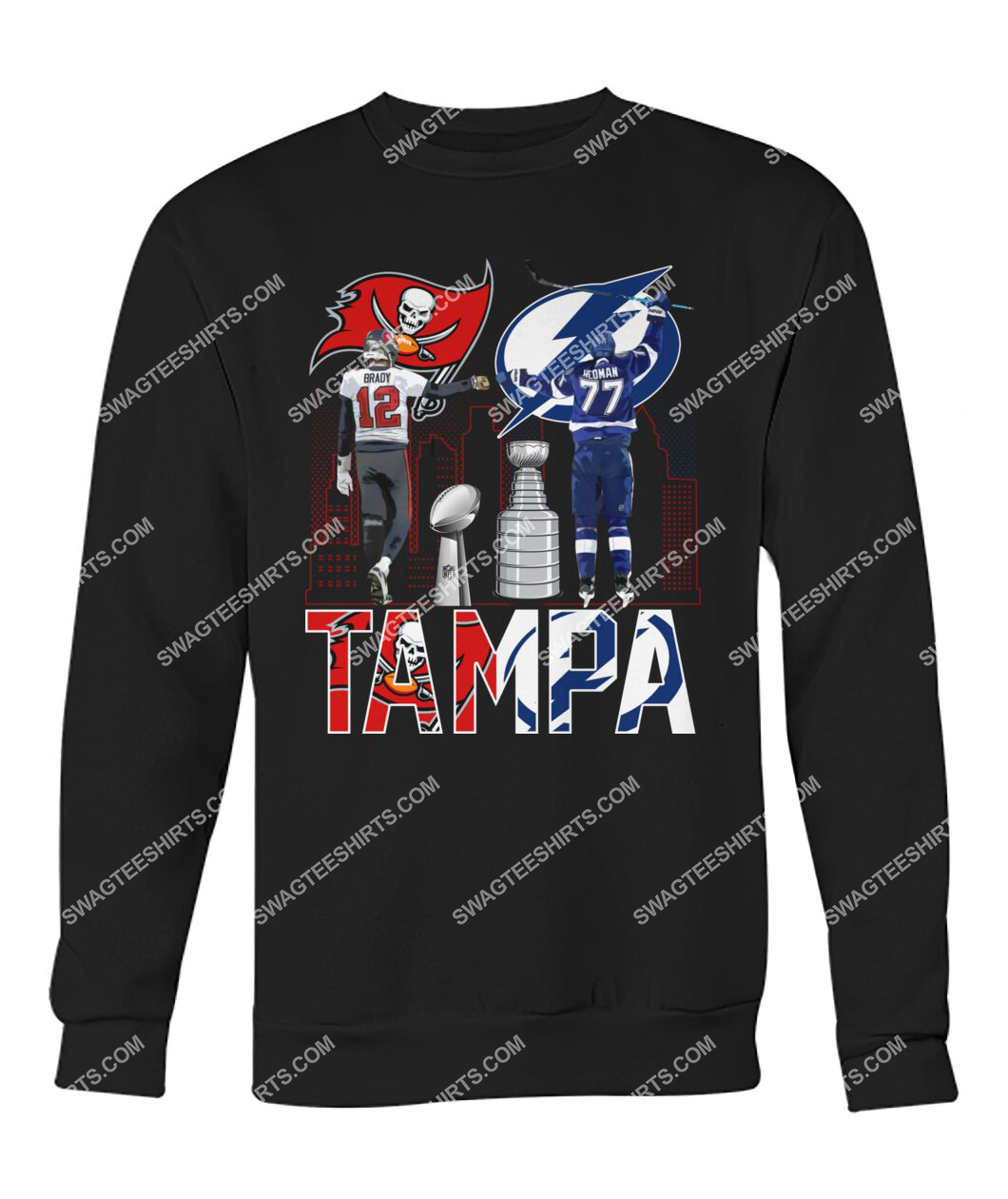 tampa bay buccaneers and tampa bay lightning sweatshirt 1'