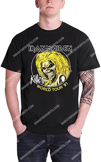 the iron maiden rock band killers world tour 81 shirt 1 - Copy (2)