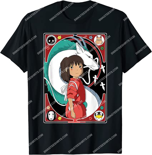 vintage aways spirited face no design arts anime manga movie shirt 1 - Copy (2)