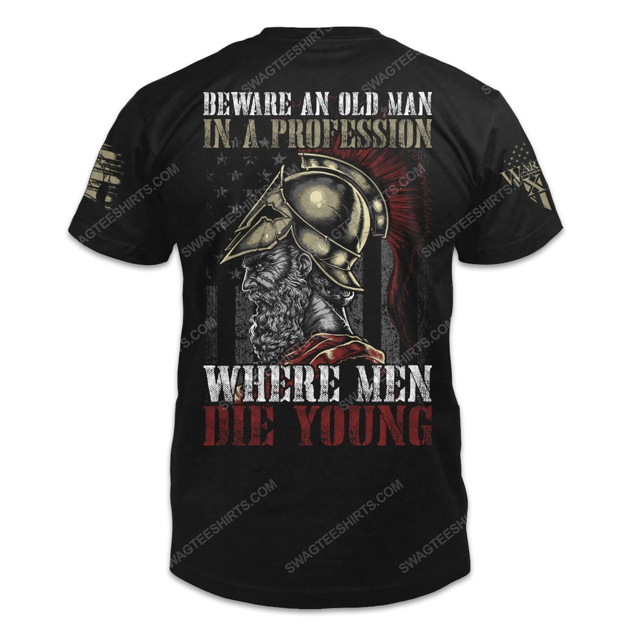 Beware an old man in a profession where men die young shirt 4(1)