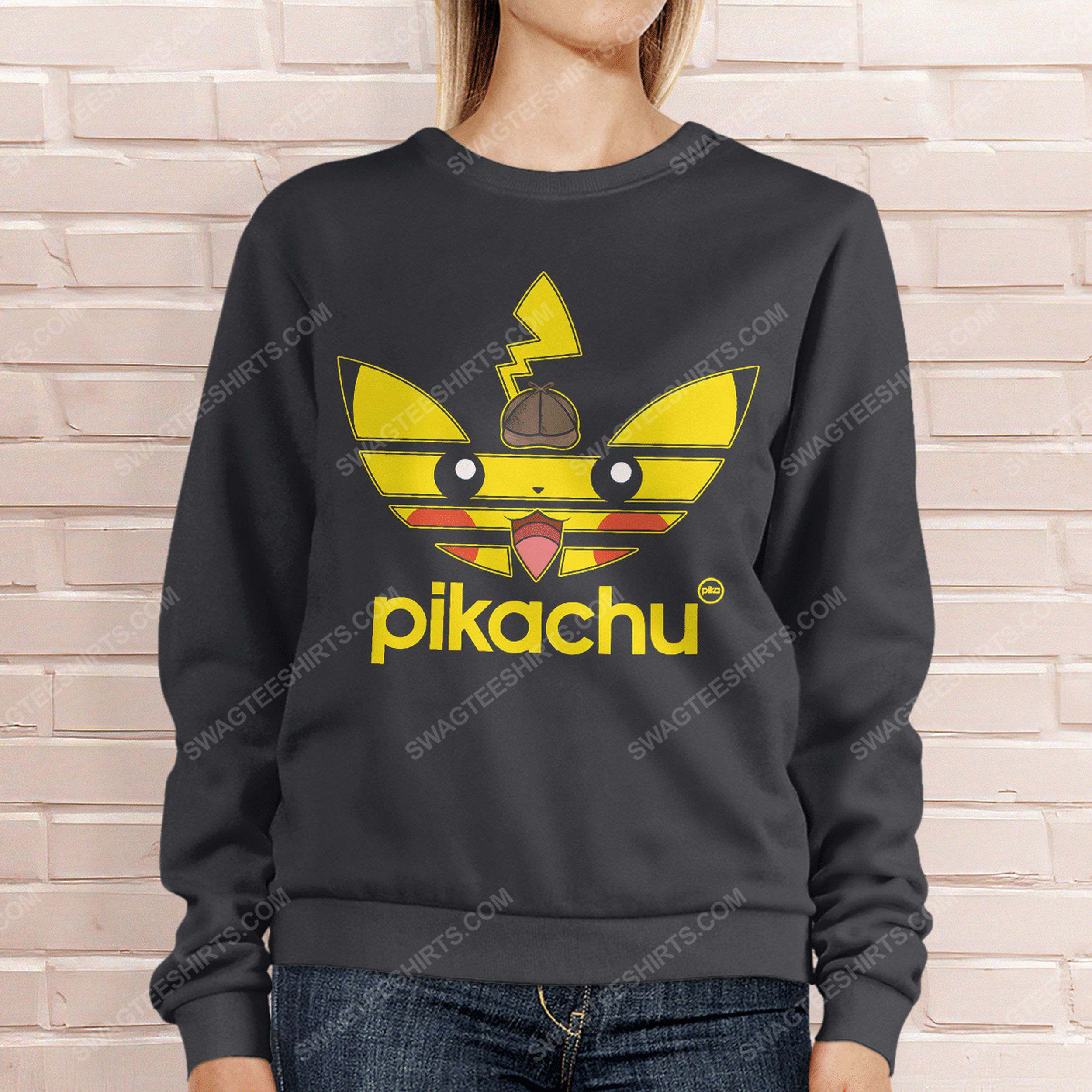 Detective pikachu pokemon sweatshirt 1(1)