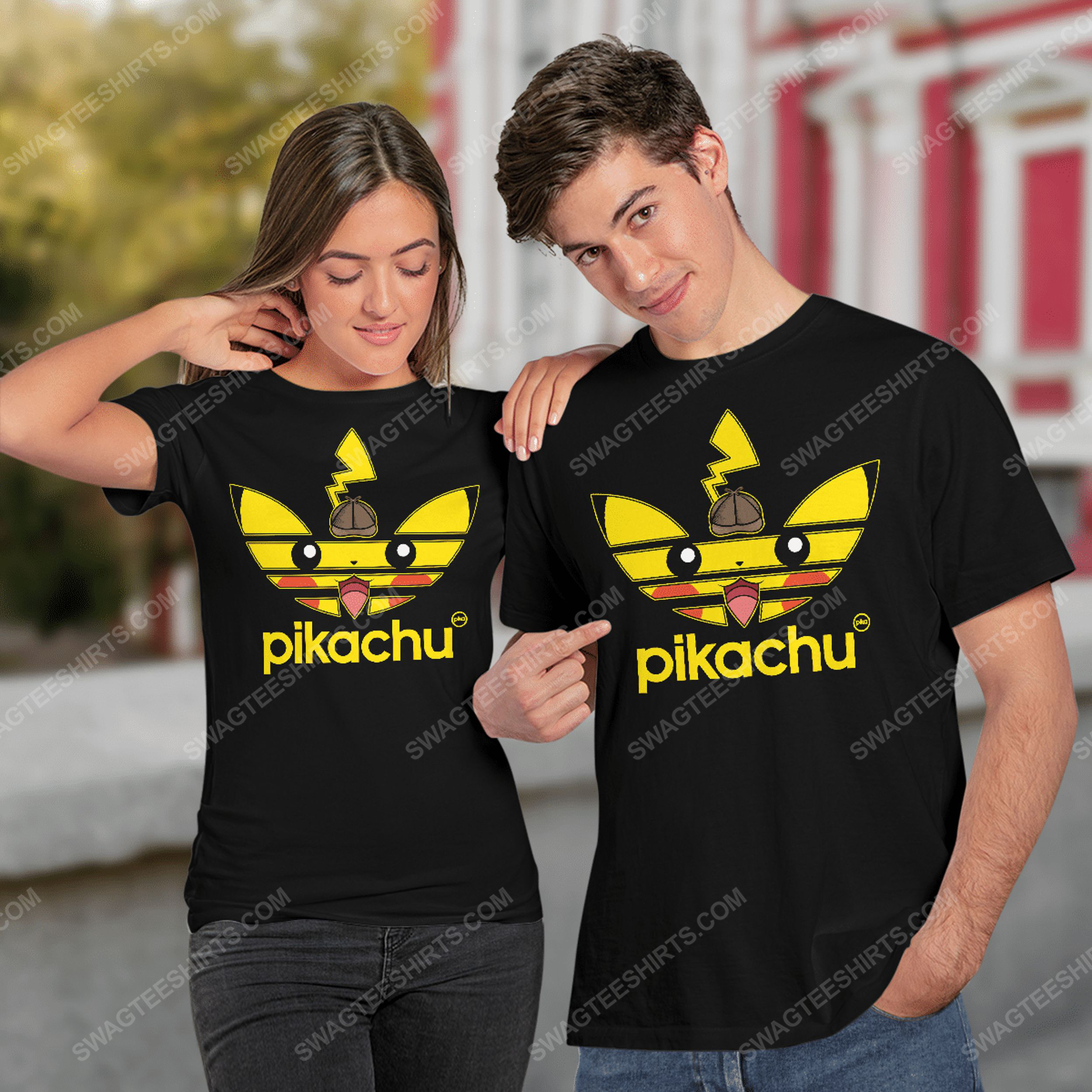 Detective pikachu pokemon tshirt 1