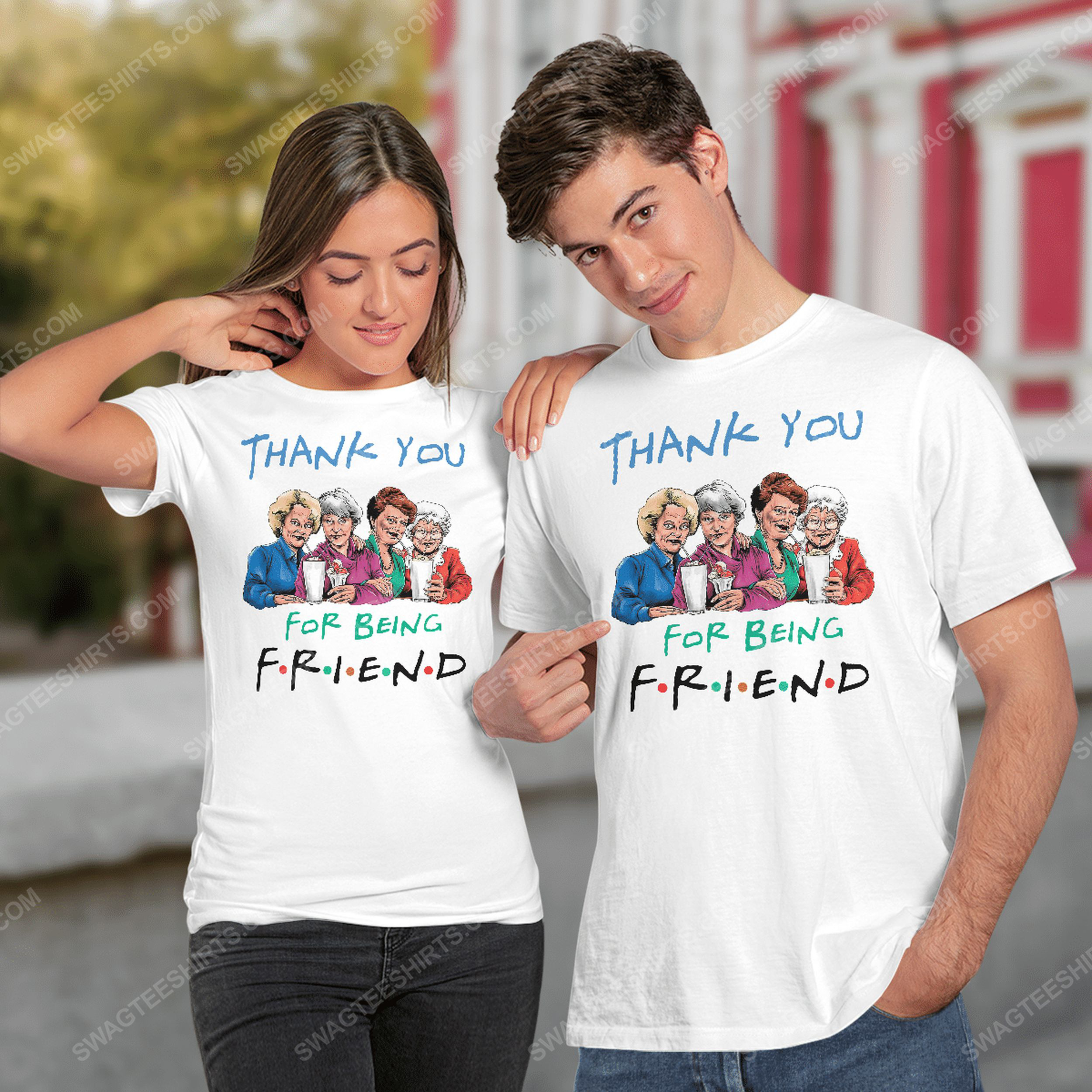 Friends tv show thank you for being friend the golden girls tshirt(1)