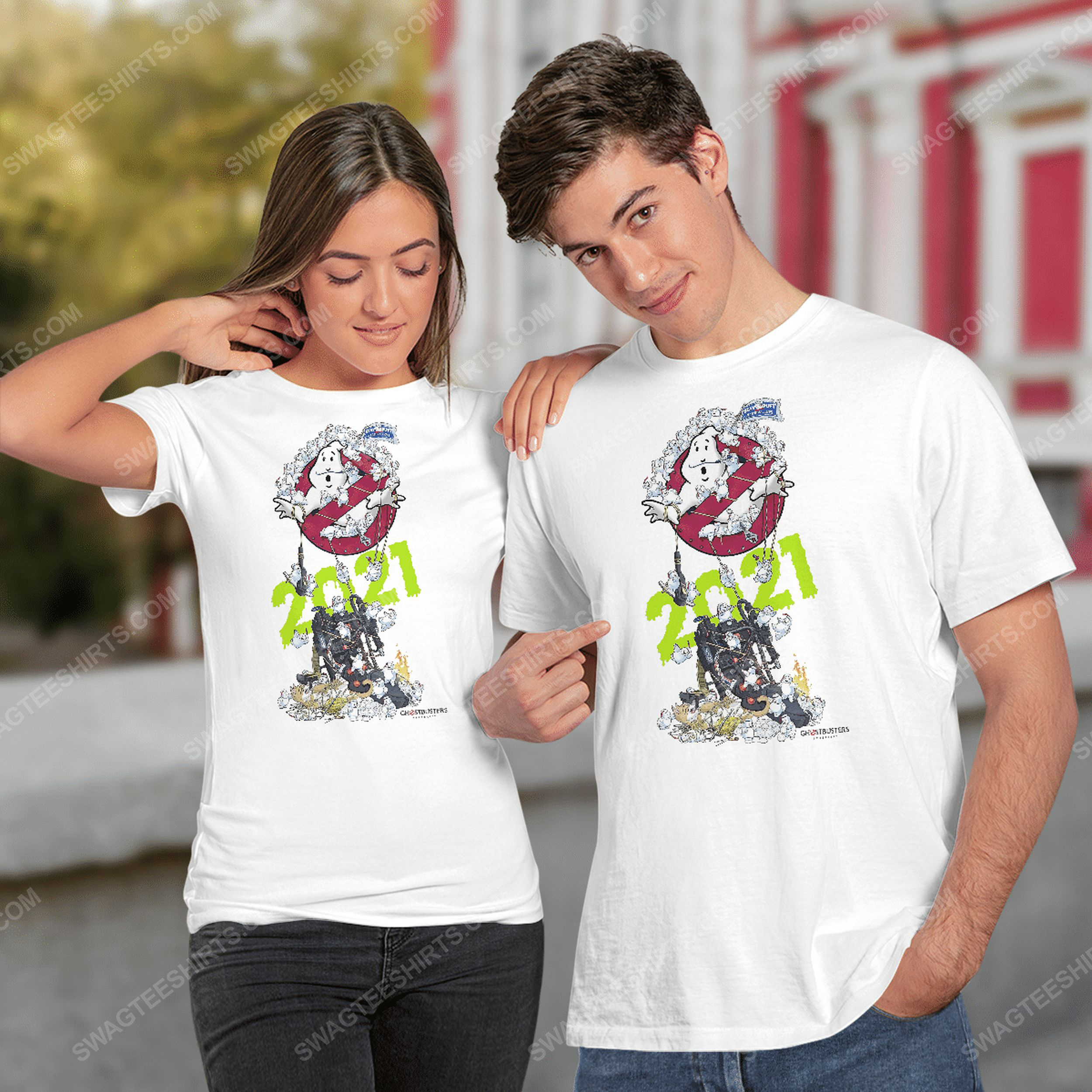 Ghostbusters 2021 and halloween night tshirt(1)