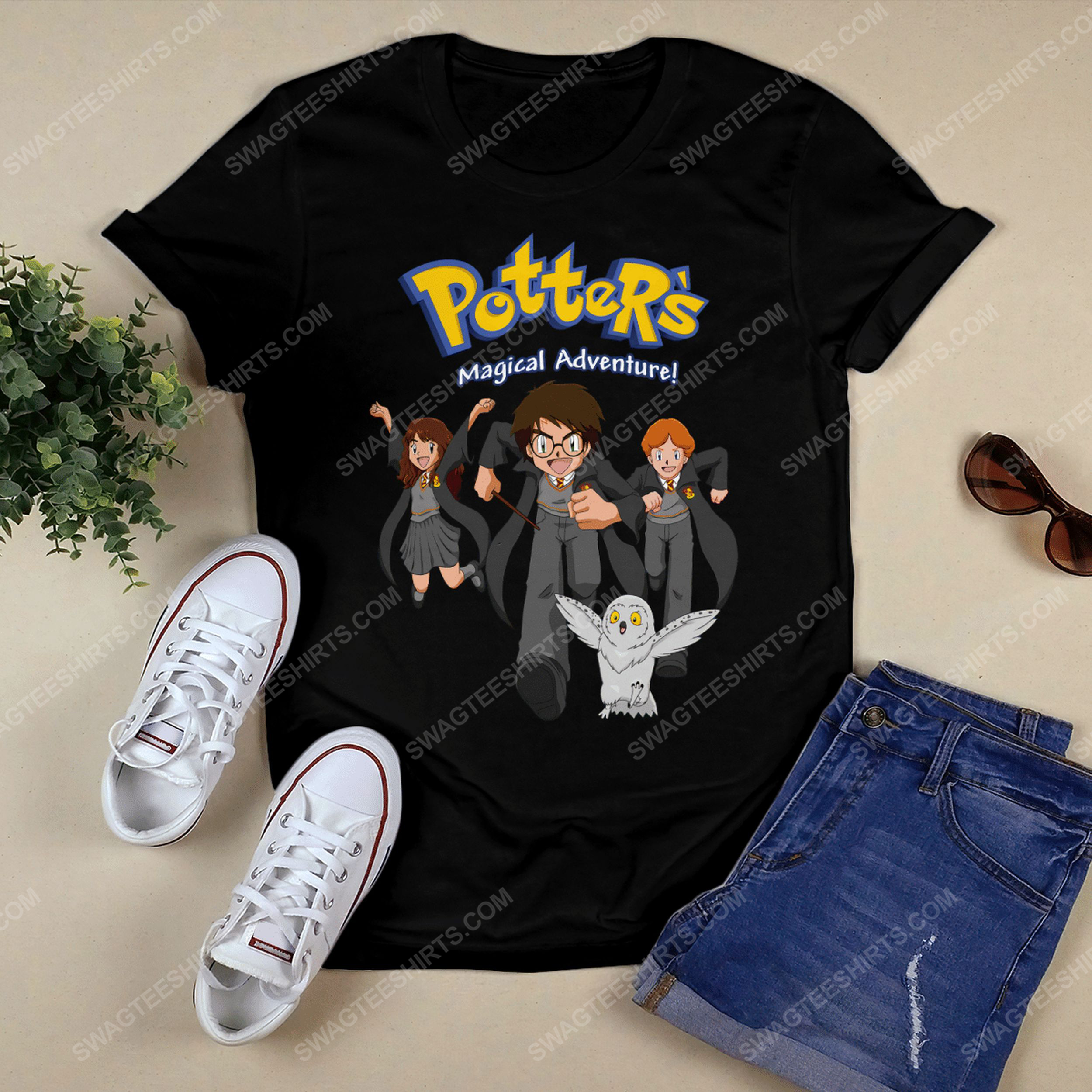 Magical adventure harry potter and pokemon ​shirt 2(1)