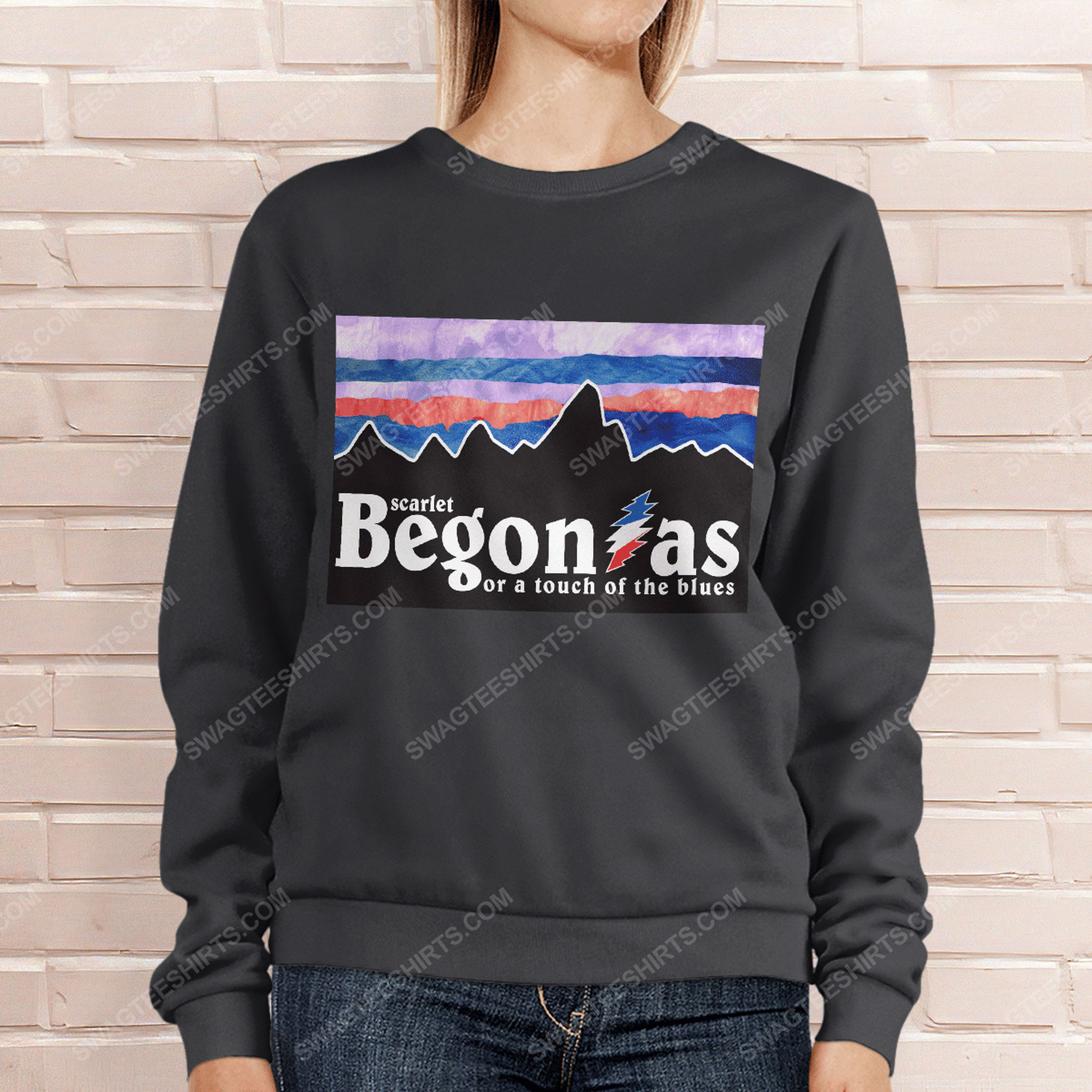Scarlet begonias or a touch of the blues grateful dead sweatshirt 1(1)
