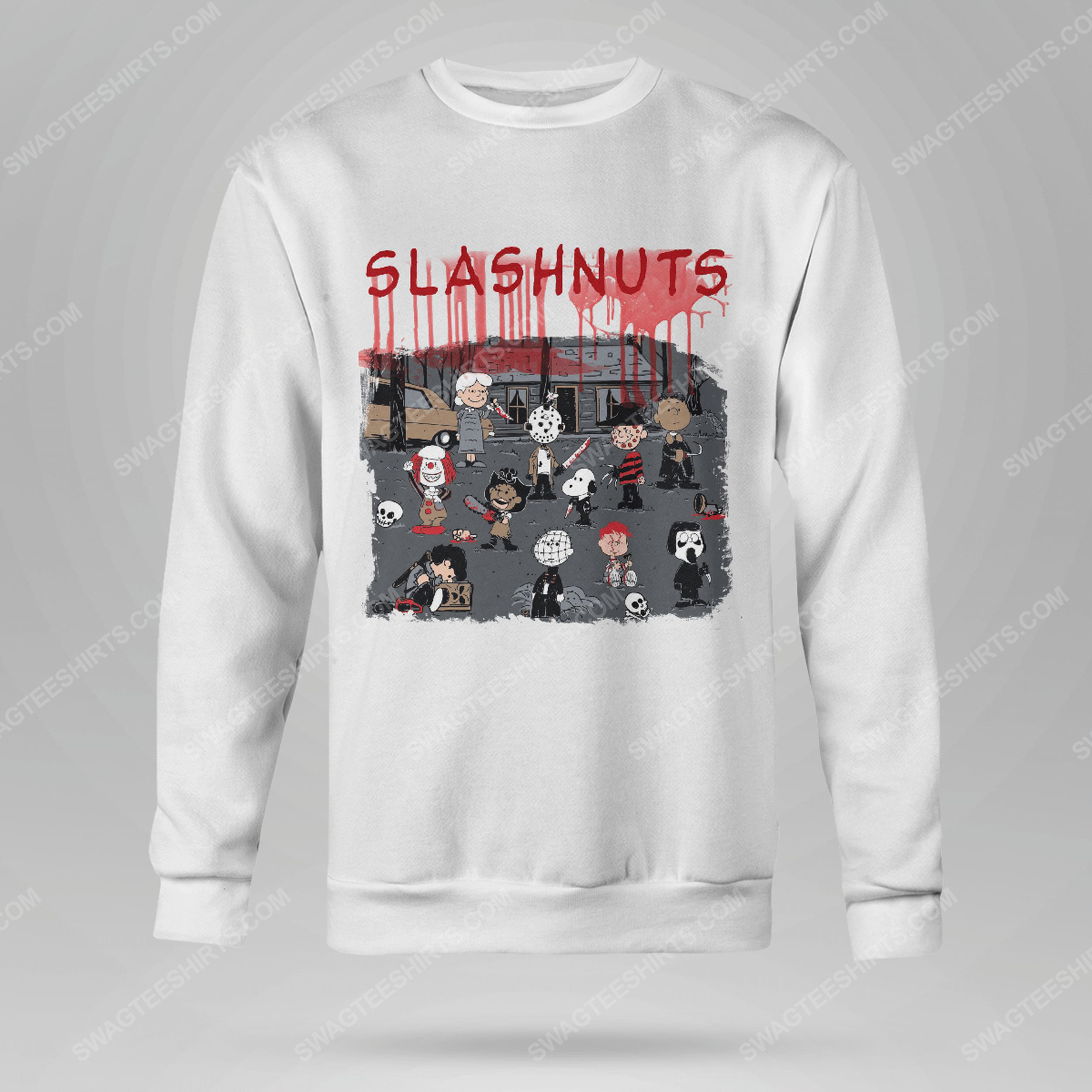 Slashnuts horror movie villains halloween night sweatshirt(1)