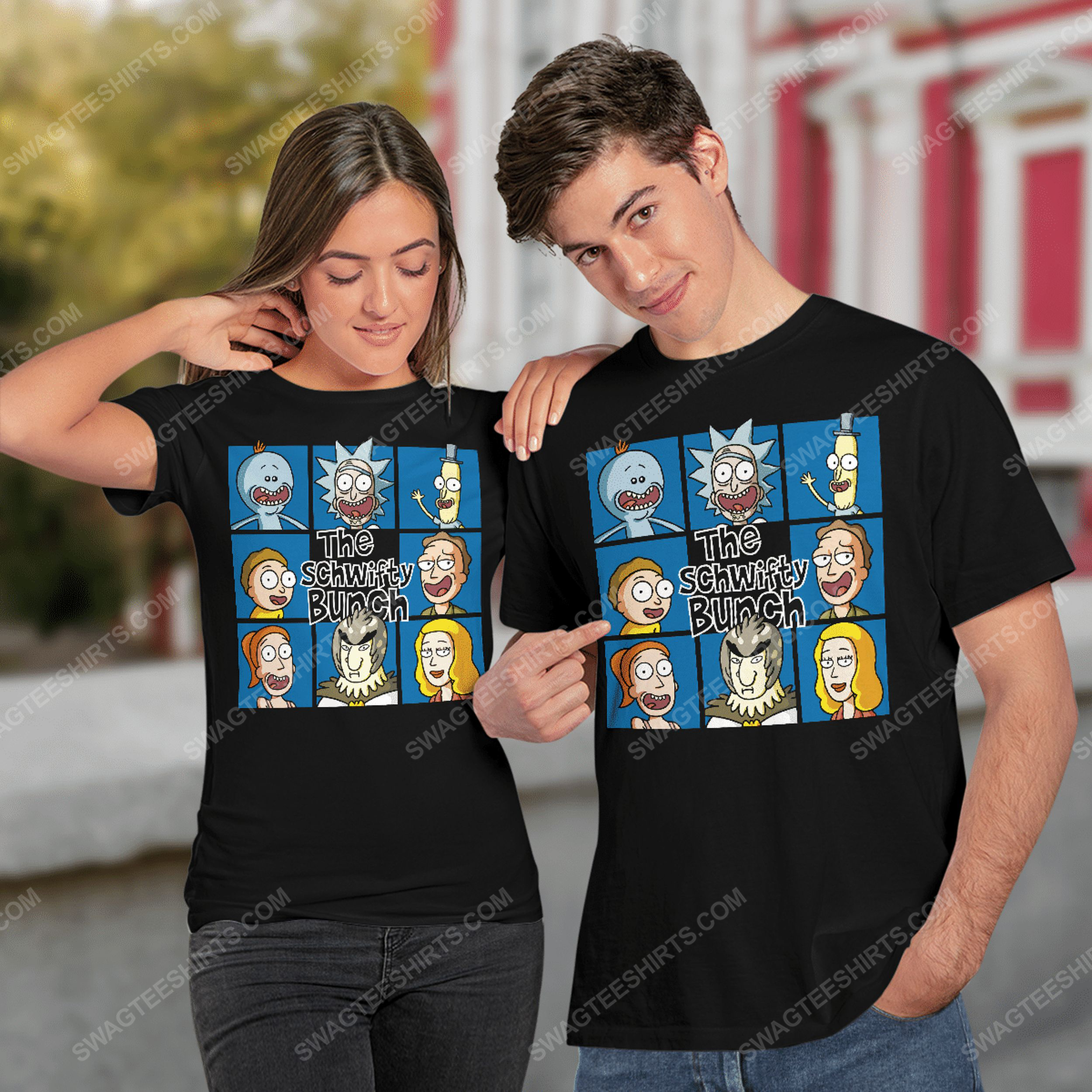 The schwifty bunch rick and morty tv show tshirt(1)