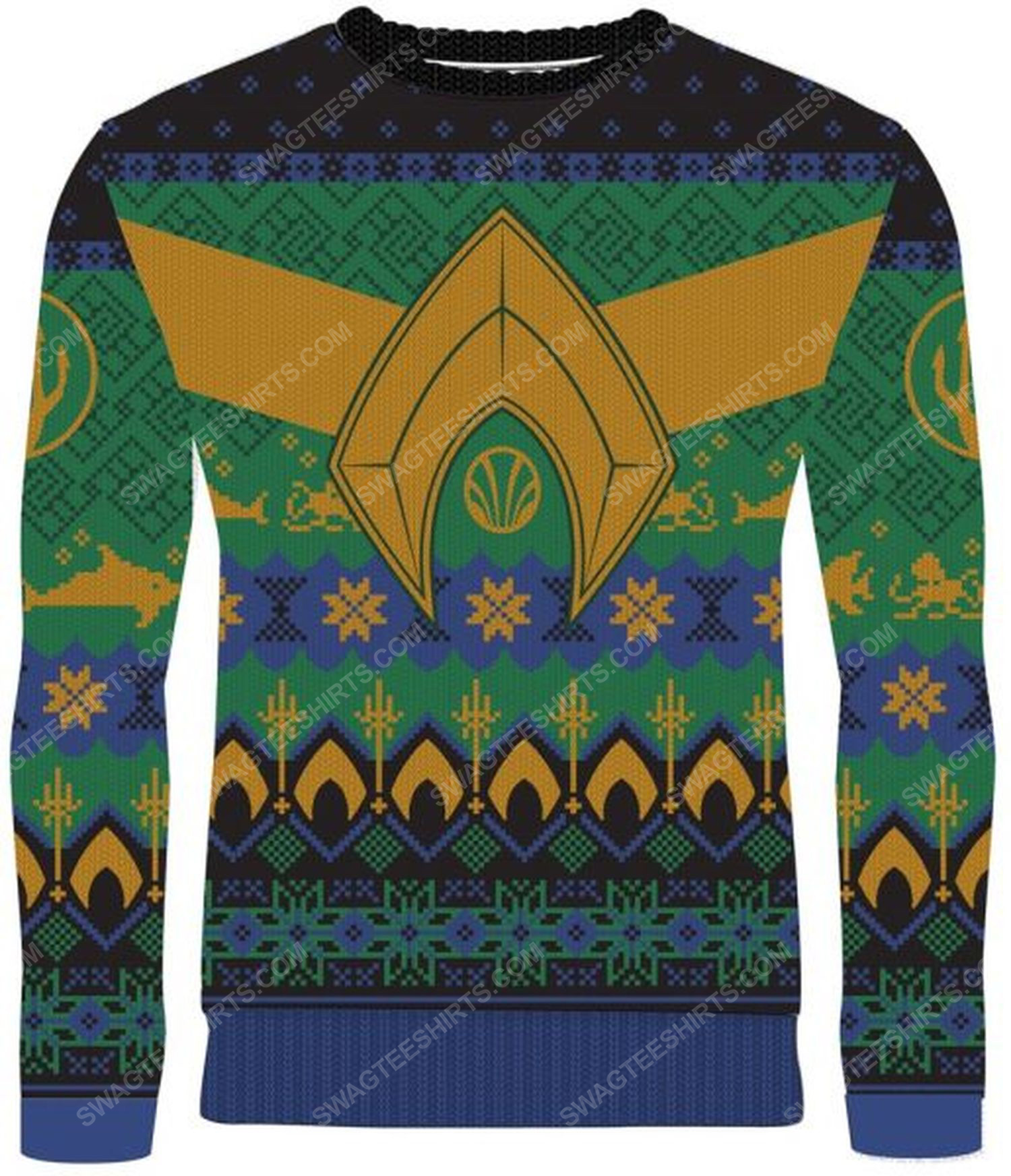 Atlantean tidings full print ugly christmas sweater 2 - Copy (2)