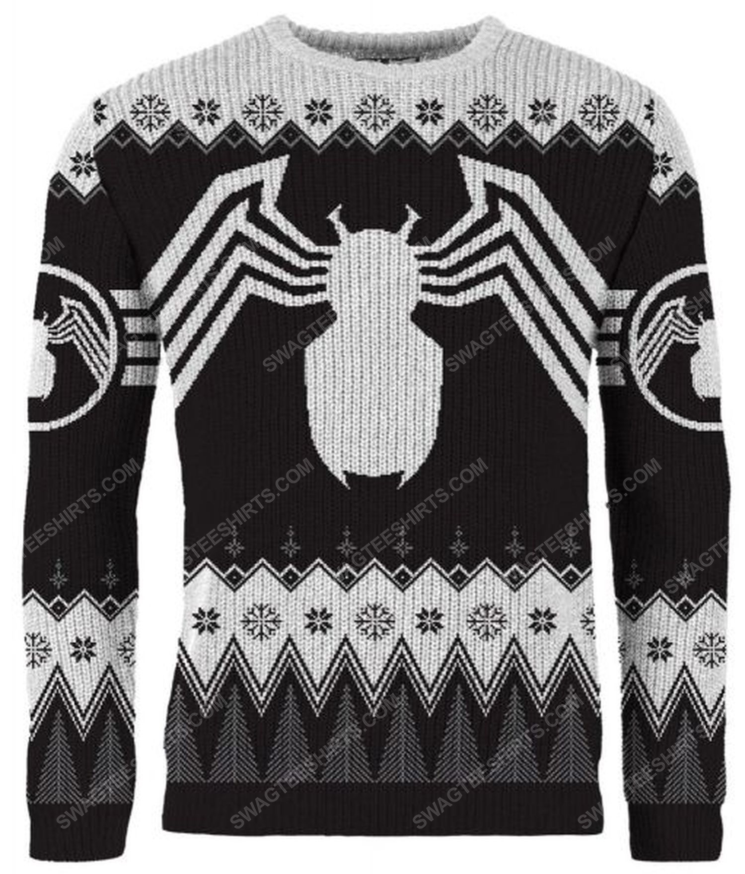 Christmas holiday marvel venom full print ugly christmas sweater 2 - Copy (2)