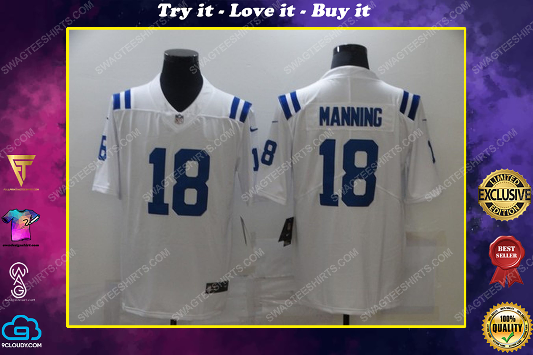 Custom name the indianapolis colts nfl football jersey