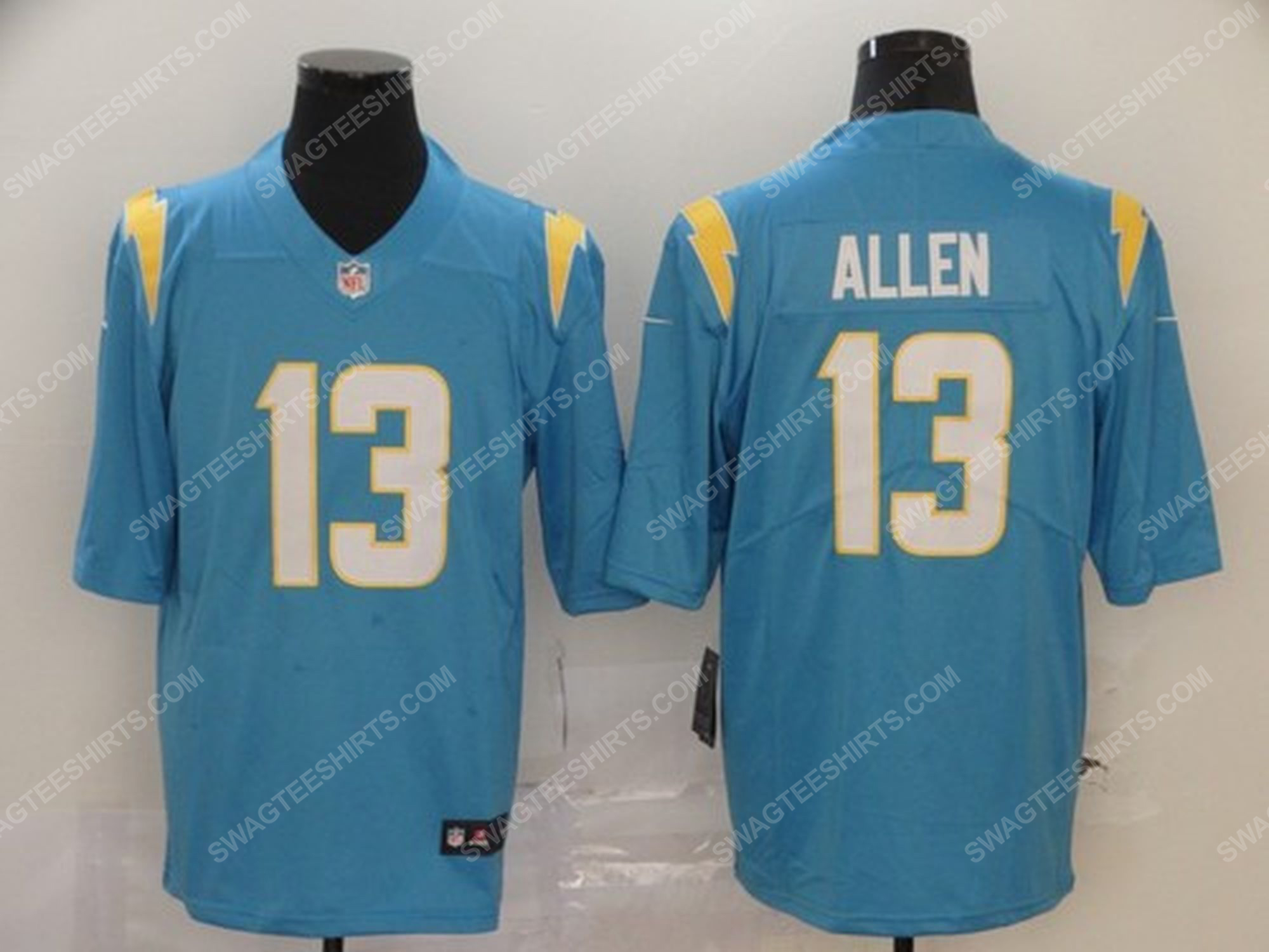 Custom name the los angeles chargers nfl football jersey 1 - Copy (2)