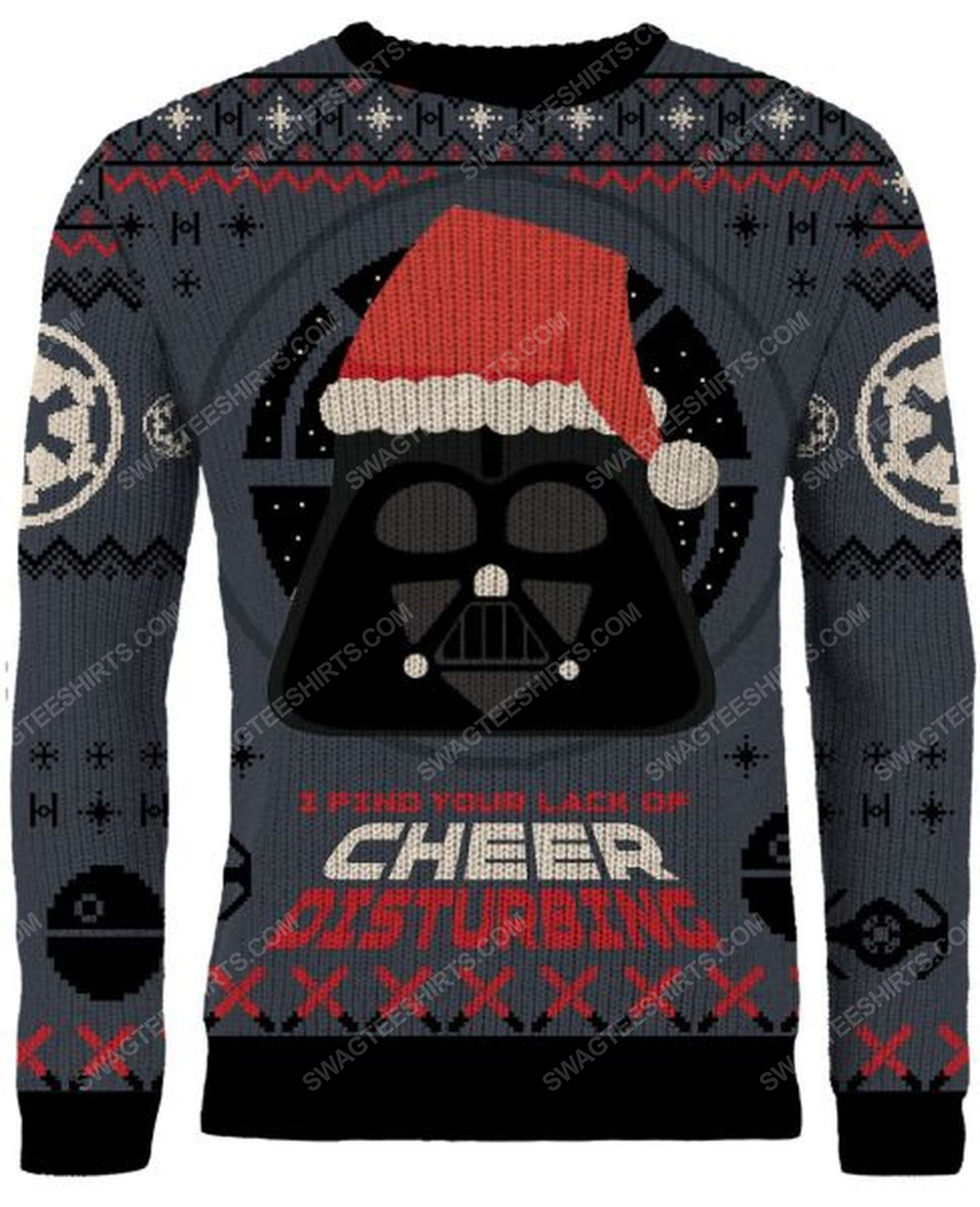 Star wars i find your lack of cheer disturbing full print ugly christmas sweater 2 - Copy (3)