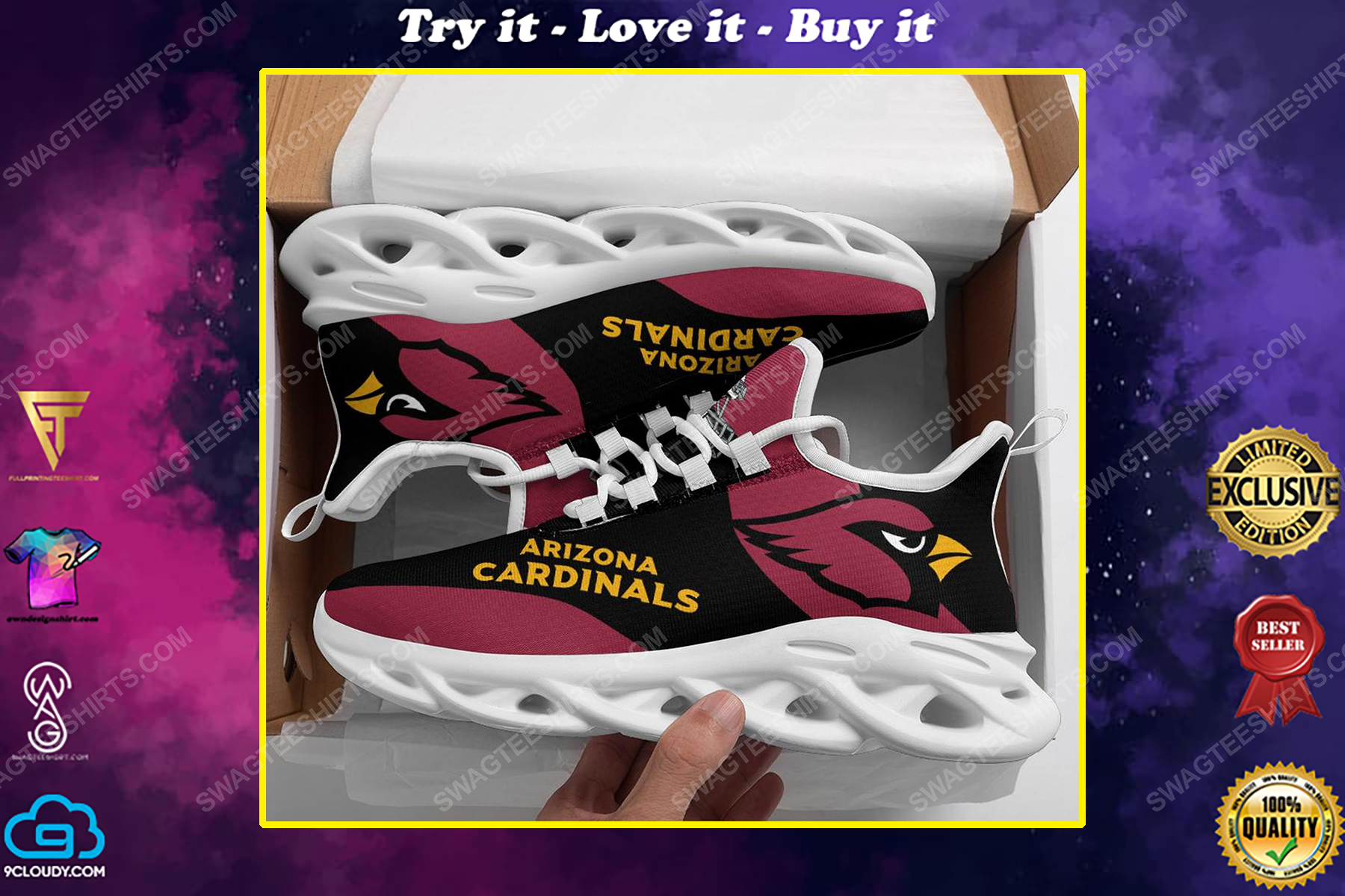 The arizona cardinals football team max soul shoes