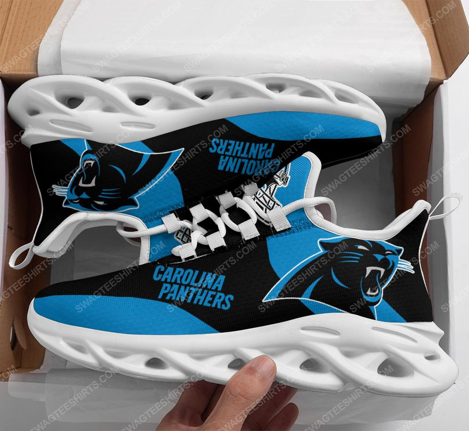 The carolina panthers football team max soul shoes 1 - Copy (2)