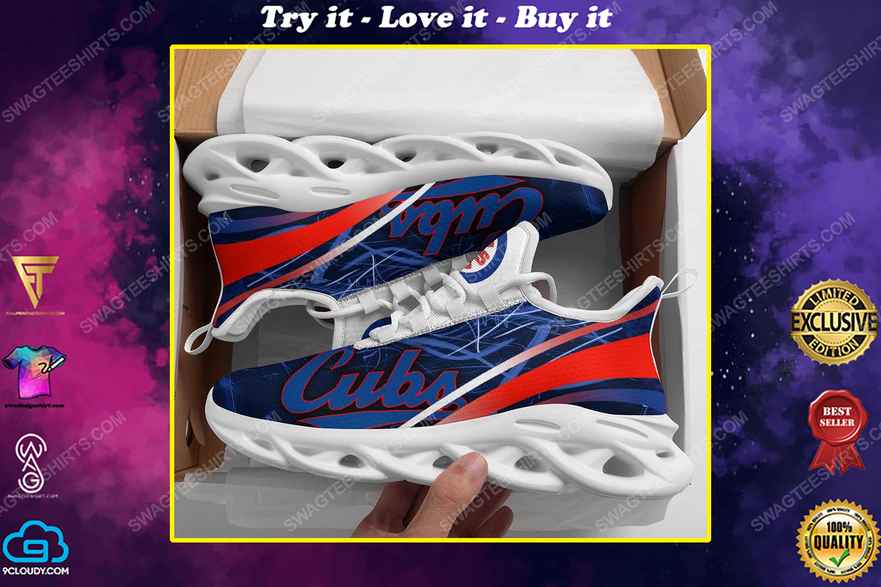 The chicago cubs baseball team max soul shoes