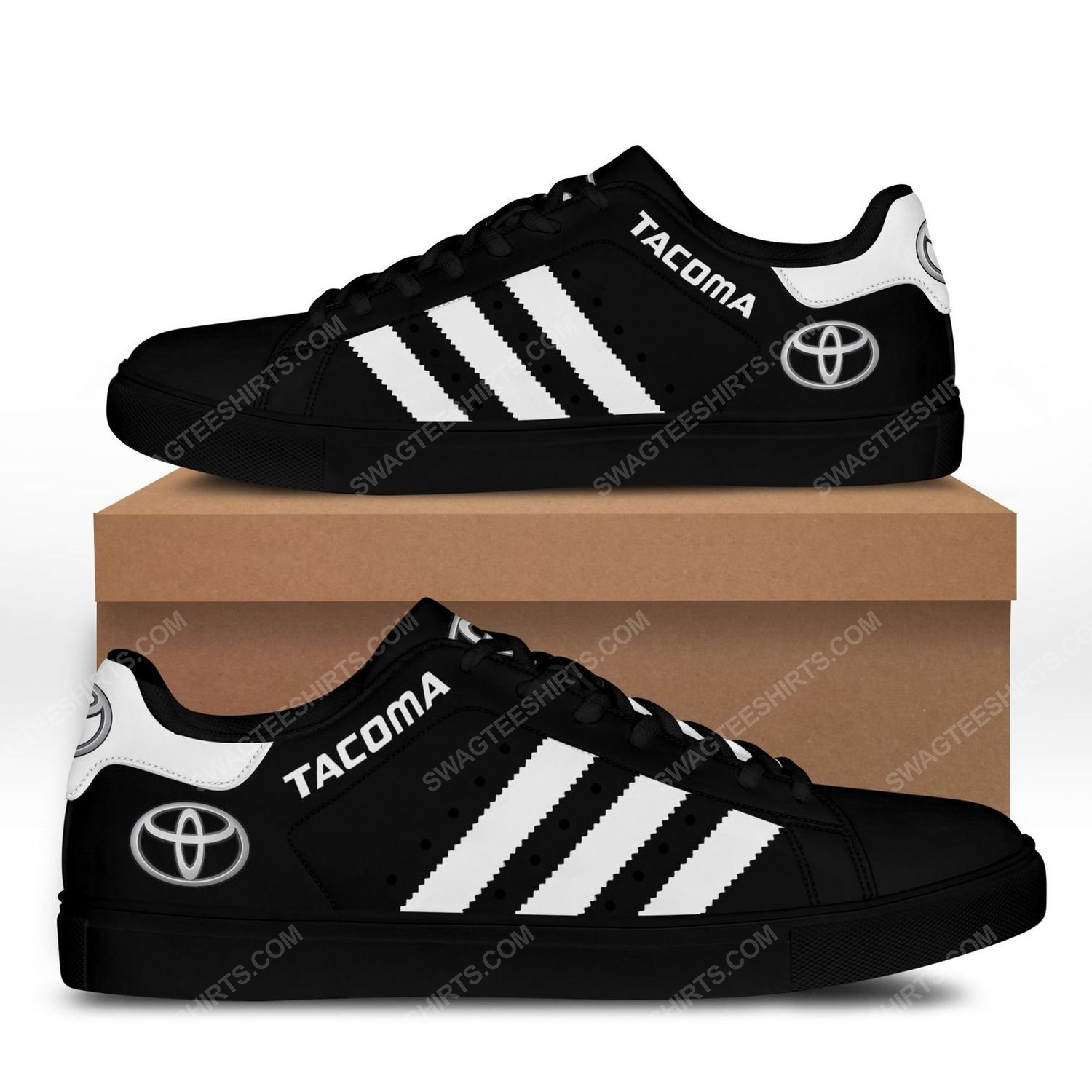 Toyota tacoma version black stan smith shoes - black 1